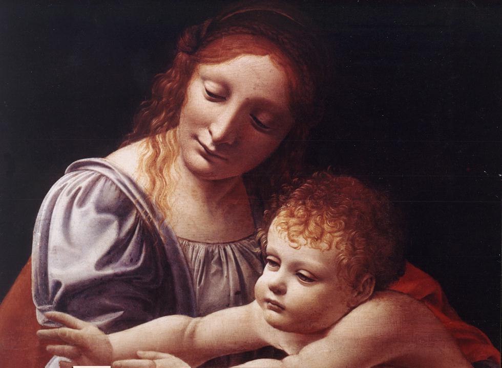 The Virgin and Child (detail) dfg